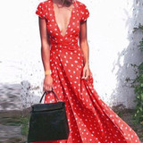 Summer Party V-Neck Dress