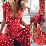 Summer Party V-Neck Dress