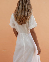 Suit Collar Single-Breasted Slim Maxi Dress