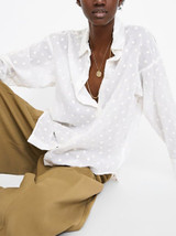 Elegant Polka Dot Long Sleeve Shirt