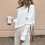 Stylish Bat-Sleeve Ribbed Casual Knit Sweater