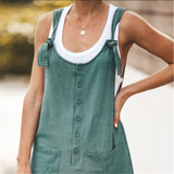 Casual Loose Plain Wide Leg Jumpsuit Casual Loose Plain Wide Leg Jumpsuit