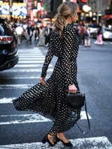 V-Neck Bohemia Style Fashion Vacation Dress