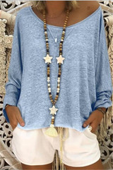 Fashion Bat Long Sleeve Loose Shirt