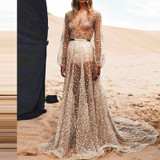 Sexy Sequins Big Swing Party Evening Dress