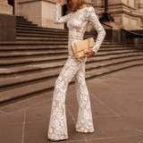 Sexy Fashion Long Sleeve Jumpsuit