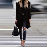Warm Wool Blends Coat Winter Female Trench Coats