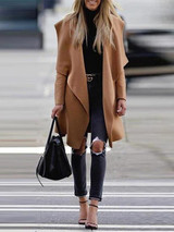 Warm Wool Blends Coat Winter Female Trench Coats