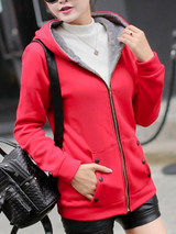 Hooded  Patch Pocket Coat