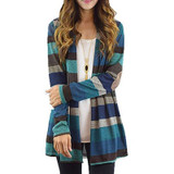 Patchwork  Stripes Knit Cardigans