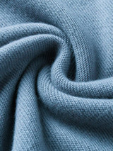 Oversized Turtleneck Plain Knitted Shift Sweater Dress