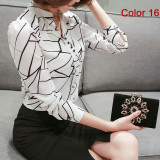 Women Chiffon Blouse Shirt