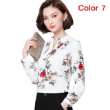 Women Chiffon Blouse Shirt