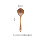 Teak Natural Wood Tableware Spoon