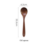 Teak Natural Wood Tableware Spoon