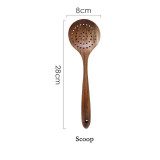 Teak Natural Wood Tableware Spoon