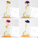 Rose Gold Rose Flower Gift