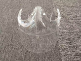 Transparent anti-fog and anti-splash mask