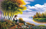 Child fishing