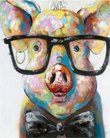 Pig With Glasses