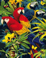 Four Parrots
