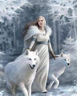 White Beauty and Wolves