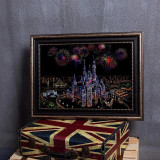 Scratch Painting - Eiffel Tower Panorama