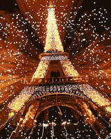Glittering Eiffel Tower
