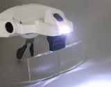 Headband Magnifier Glass Magnifying Glasses with Lamp for Paint by Numbers