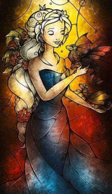 Diamond Painting - Women Stained Glass