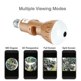 200W  Camera Bulb Wireless 2MP HD 360 Degrees Panoramic Wifi Camera