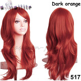 S-noilite 56CM Loose Wave Synthetic Wigs Cosplay Blonde Blue Red Pink Grey Purple