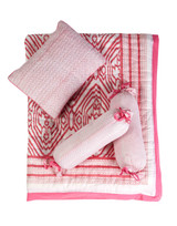 SOUTHSIDE PINK CRIB BEDDING SET (4-Piece)