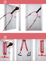 11Pcs Multifunction Sit-up Resistance Band Set