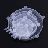 6 Pcs/Set Silicone Stretch Lids