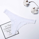 Dropshipping Hot Sale Sexy Women Cotton G String Thongs Low Waist Sexy Panties Ladies' Seamless Underwear Lingerie 1/2 pcs