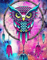 Diamond Painting - Owls Pendants