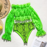 Sexy Neon Green Bikini Set