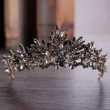 Baroque Vintage Crystal Rhinestone Bridal Crown Tiaras