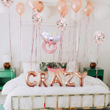 Bridal Shower Sash Veil Tattoo Balloon Decoration