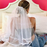 Bridal Shower Sash Veil Tattoo Balloon Decoration