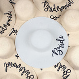 Bride & Bridesmaid Beach Hats