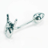 Finger Stainless Steel Anal Plug