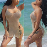 Sexy Mesh Bikini See-through Cover-Up