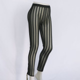 High Waist See Through Pencil Trousers