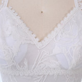 Sexy Ivory Lace Beach Wedding Dress