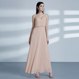 Sweetheart A-line V-neck Sleeveless Bridesmaid Dresses