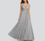Sweetheart A-line V-neck Sleeveless Bridesmaid Dresses