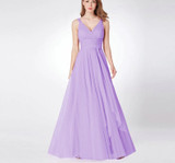 Sweetheart A-line V-neck Sleeveless Bridesmaid Dresses