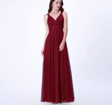 Sweetheart A-line V-neck Sleeveless Bridesmaid Dresses